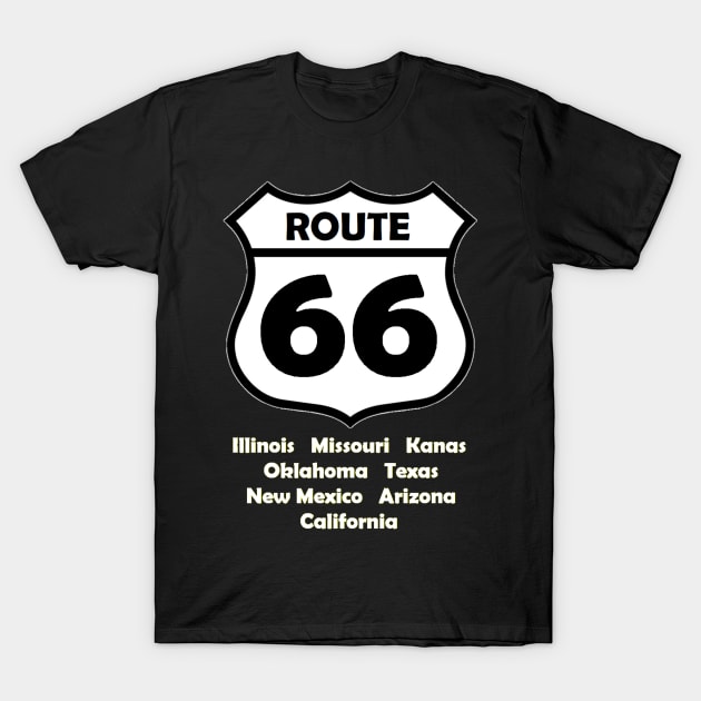 Route 66 T-Shirt by jmtaylor